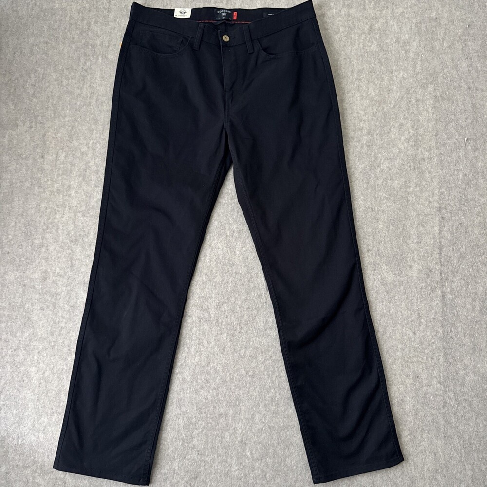 Dockers All Seasons Tech Jean Cut Pants‎ 34x32 Gray Straight Stretch